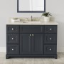 48 Inch Navy Grey Bellrose Rose
